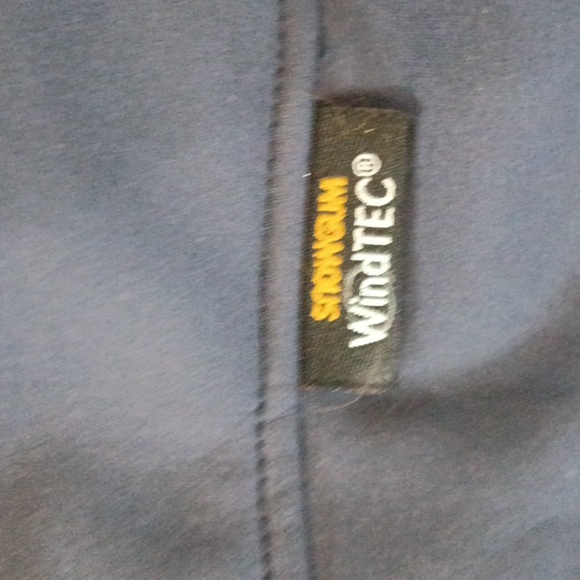 Snowgum Men's Size XL Windtec Full Zip Jacket Navy Blue - Picture 8 of 9